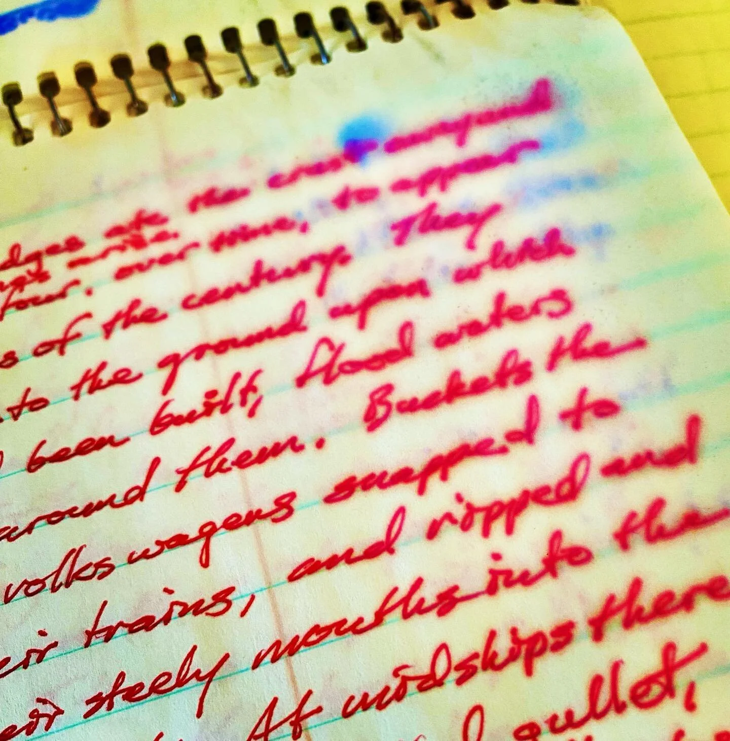 young moi loved filling notebooks with vibrant colored inks &hellip; perhaps ones and zeros are stealing our souls