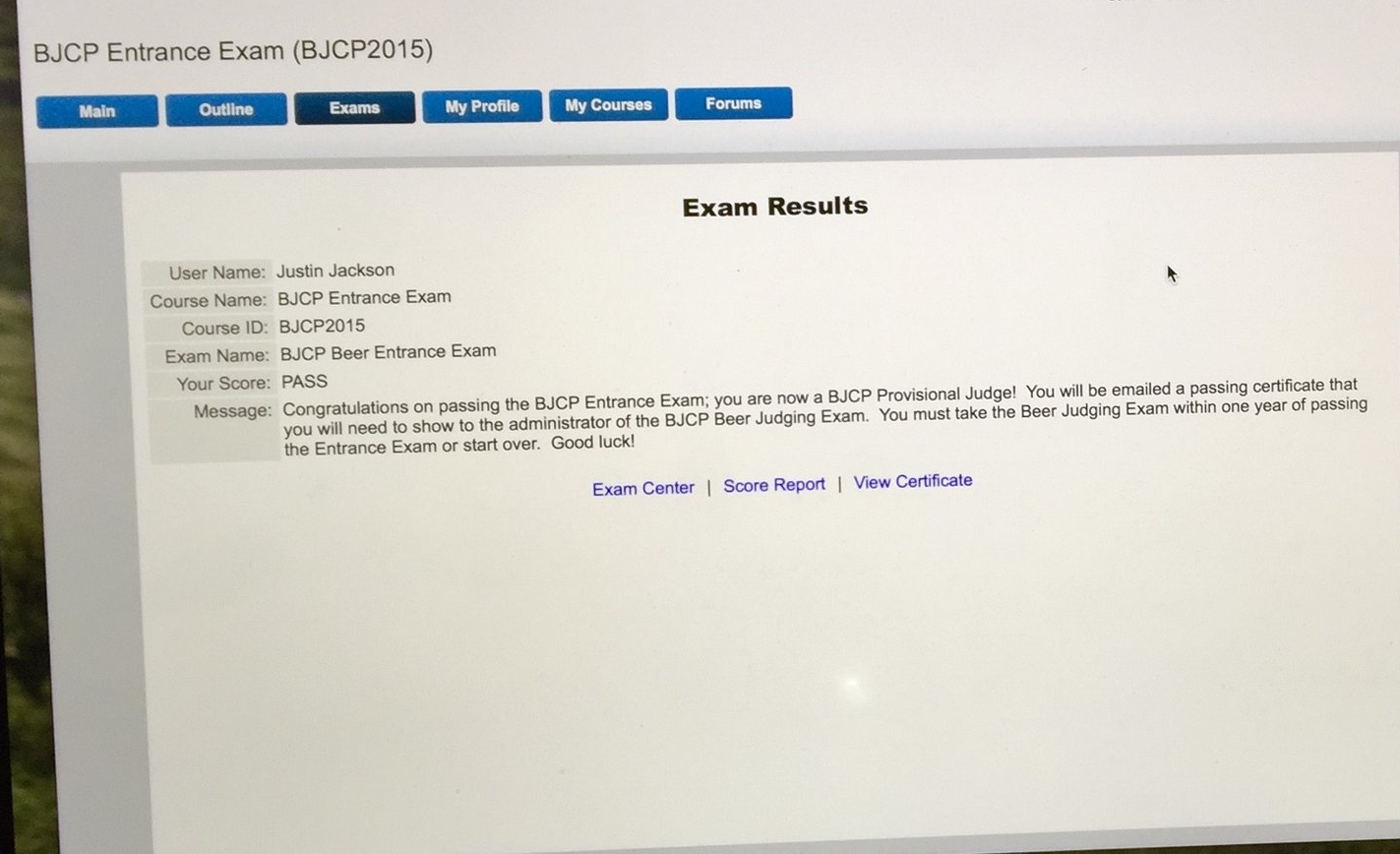 If you are successful with your online exam then you simply get a "PASS" for your score. You cannot review the questions or see what you've gotten wrong.