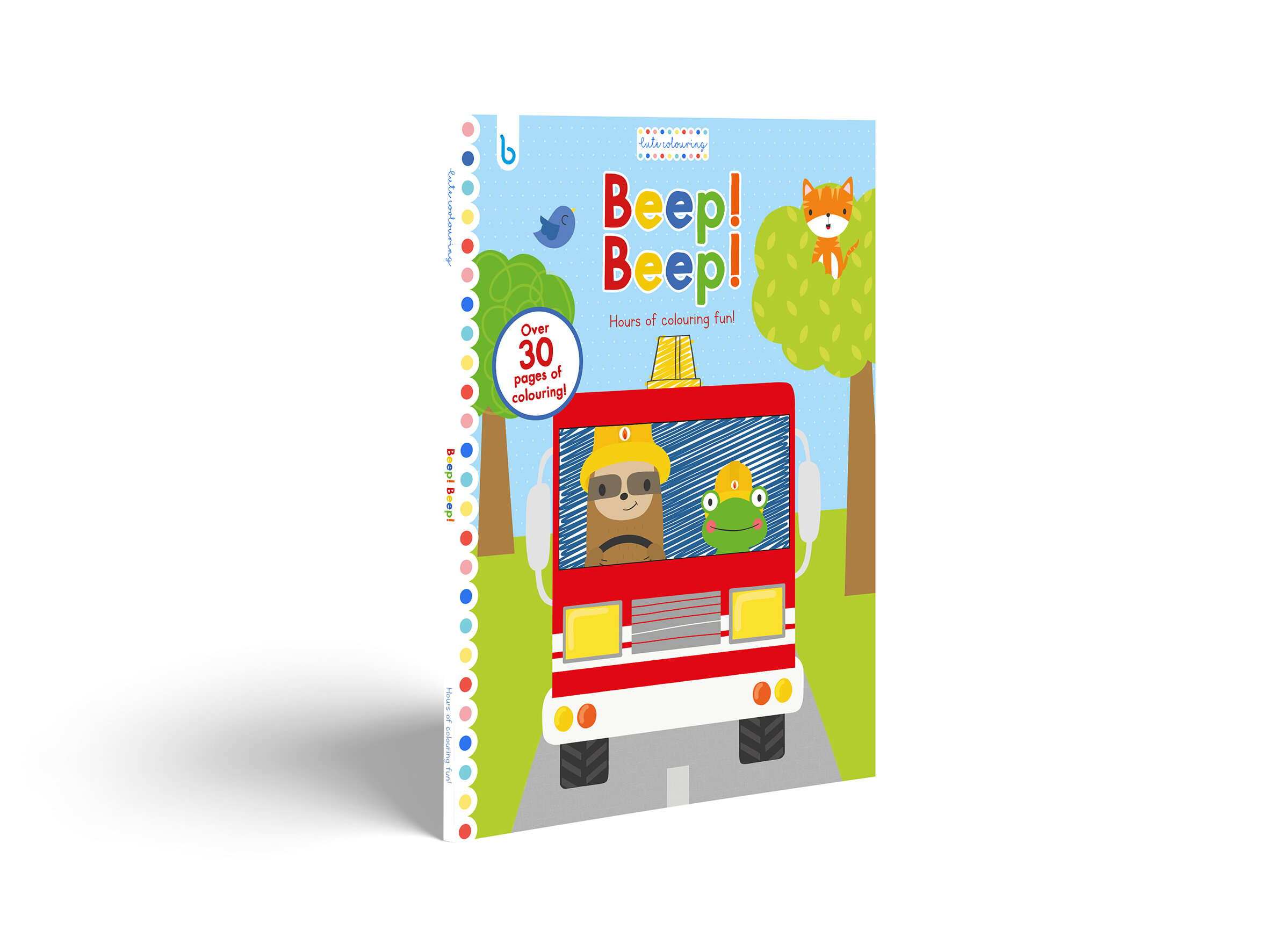 Cute Colouring - Beep Beep - 3D visual.jpg