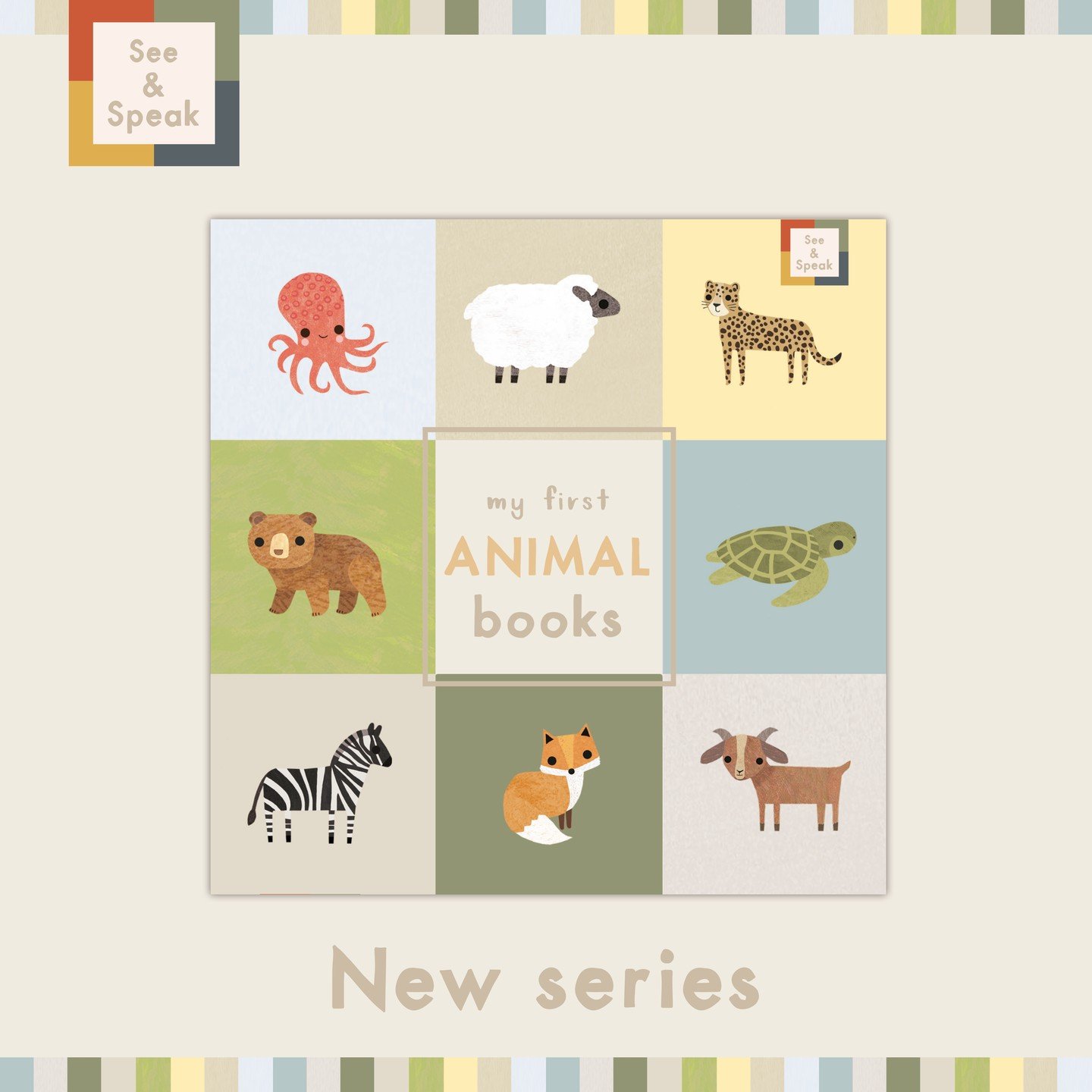 Check out our cute new series SEE &amp; SPEAK for the Bologna book fair 🙈🙊

The perfect &lsquo;first&rsquo; book collection for little ones. Each 4 book slipcase features delightful illustrations and introduces your little one to a host of first wo