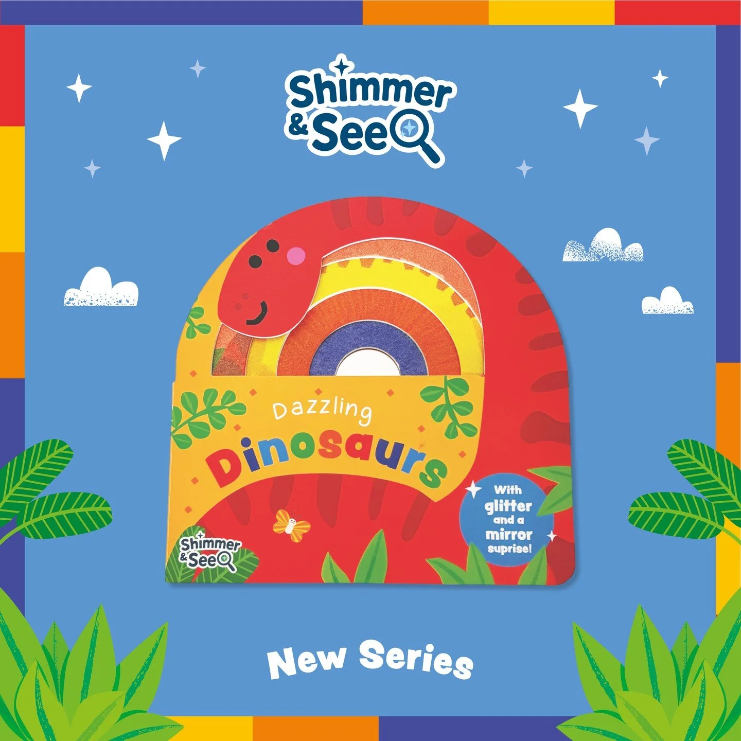 Take a look at our colourful new series SHIMMER &amp; SEE for the upcoming Frankfurt book fair ✨

With a striking, layered cover revealing pages of sparkles, little ones will love collecting and reading each book in this series.

Turn each page to di