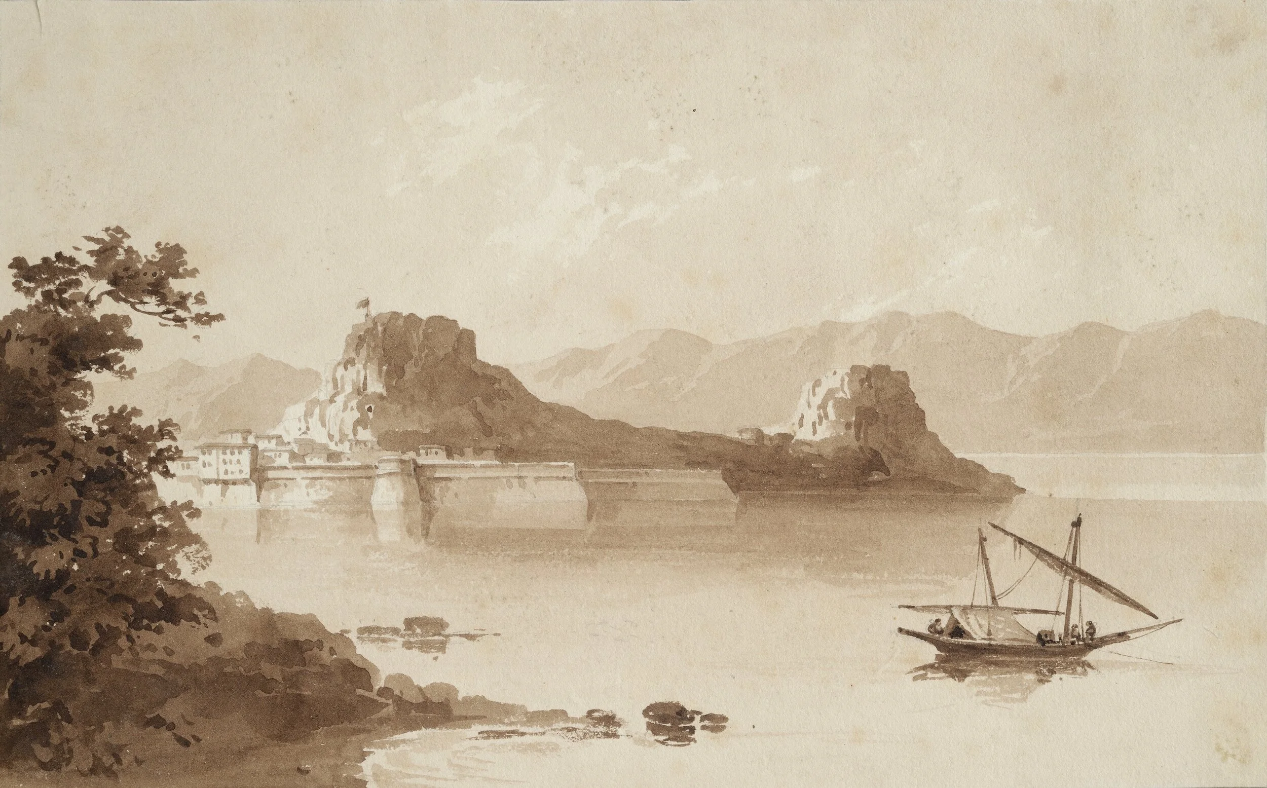 William Page (1794-1872), The Citadel, Corfu