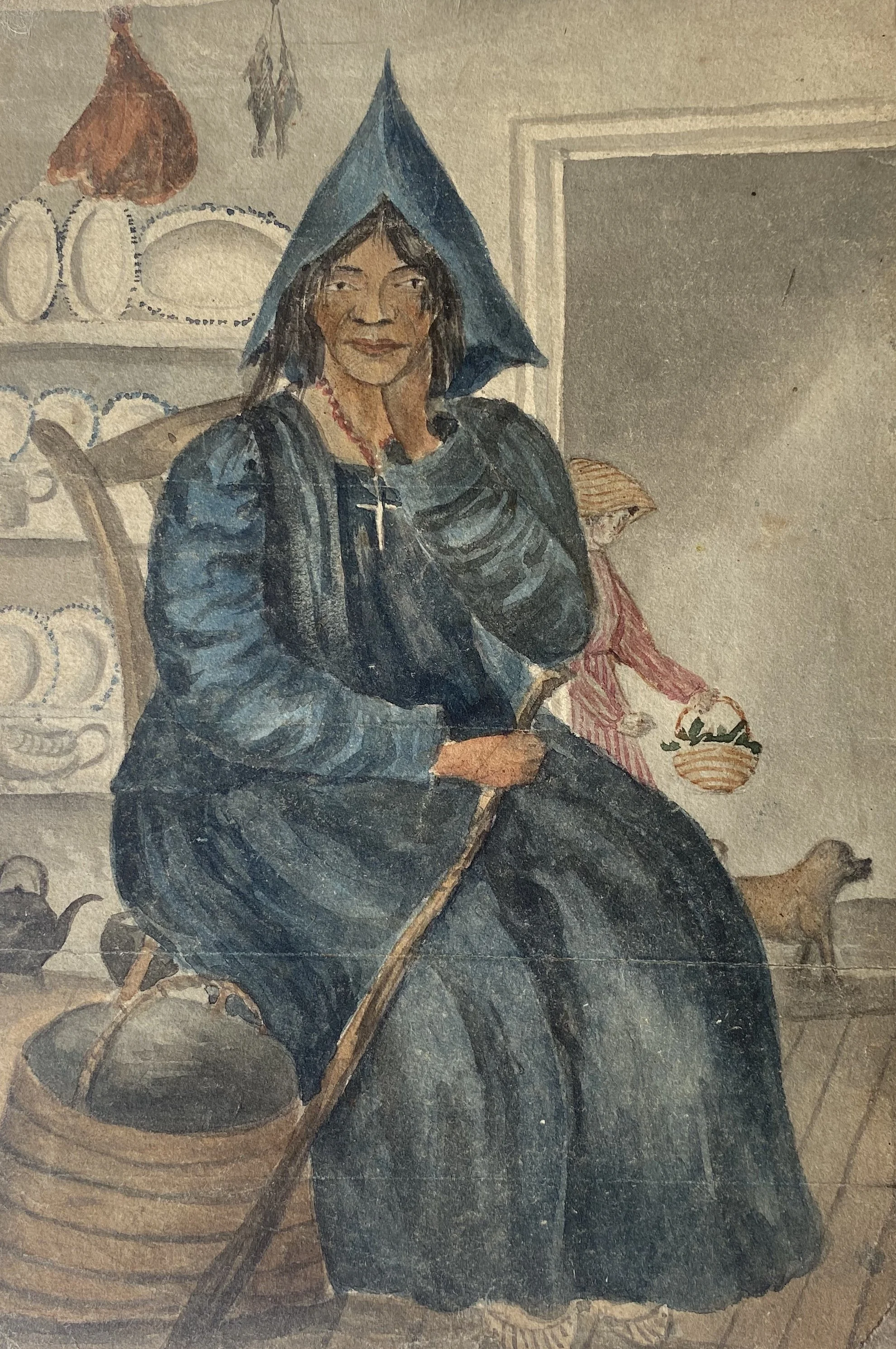 Ellen Barnard,  circa 1815,  A Mi’kmaq woman