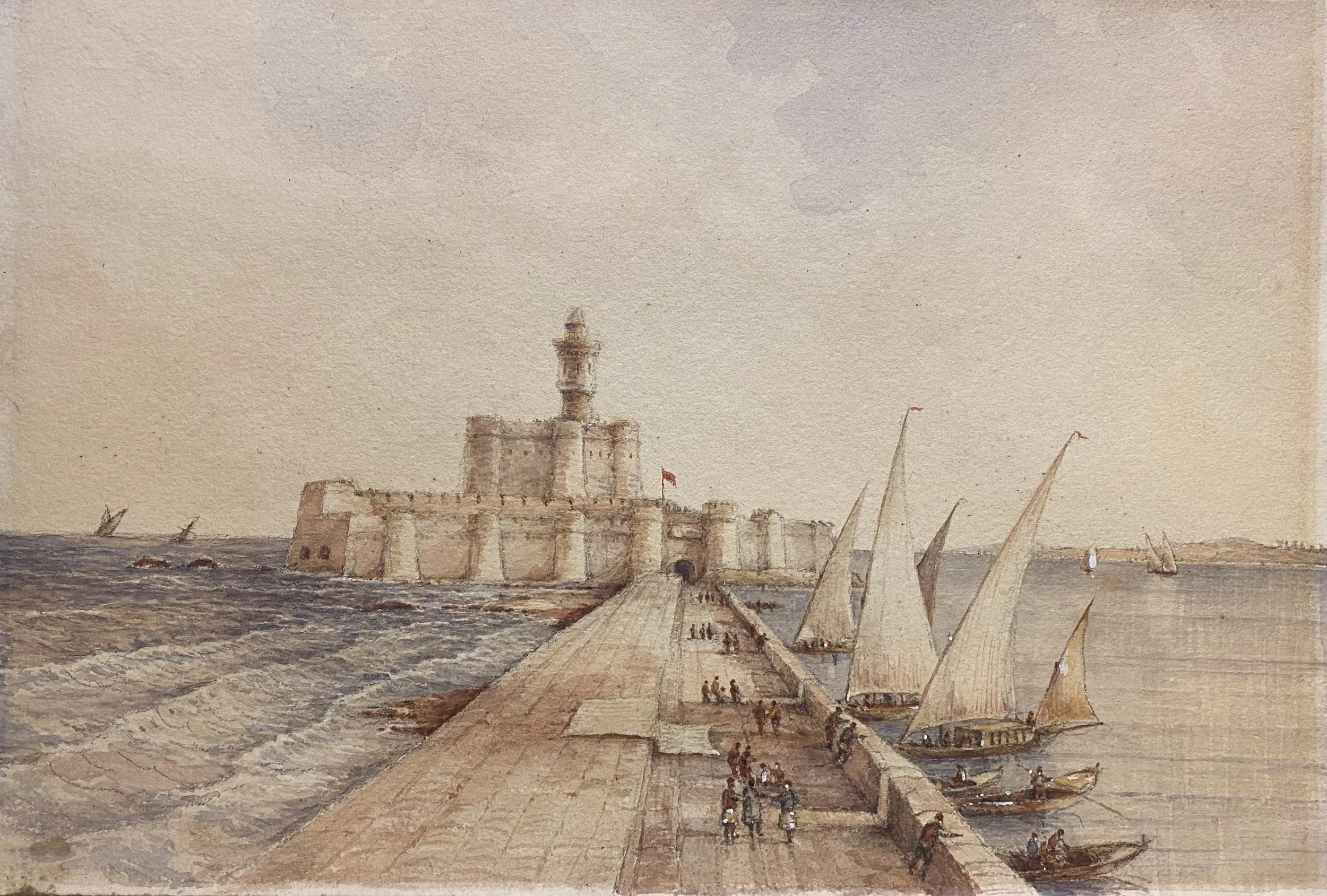 Admiral James Stoddart (1813-1892) , The Citadel, Alexandria