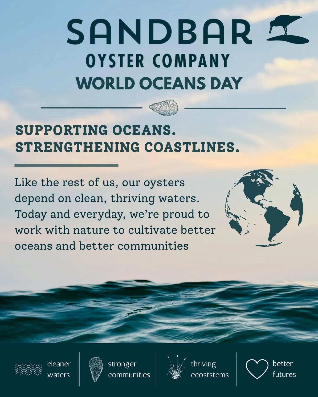 June 8th is World Oceans Day! 🌊 Today, we celebrate the oceans that sustain us and reaffirm our commitment to protecting and restoring them for future generations.