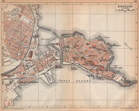 Ortigia - an island filled with ancient treasures just off the city of Syracuse.