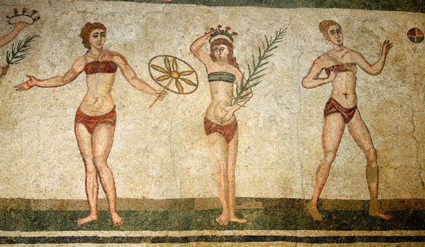 To prove there is nothing new - here's the first recorded bikini.