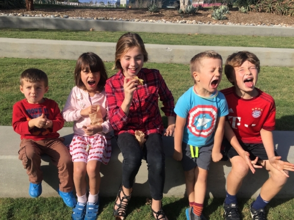 It was a non-stop fun fest for the Campbell and Bouron cousins!