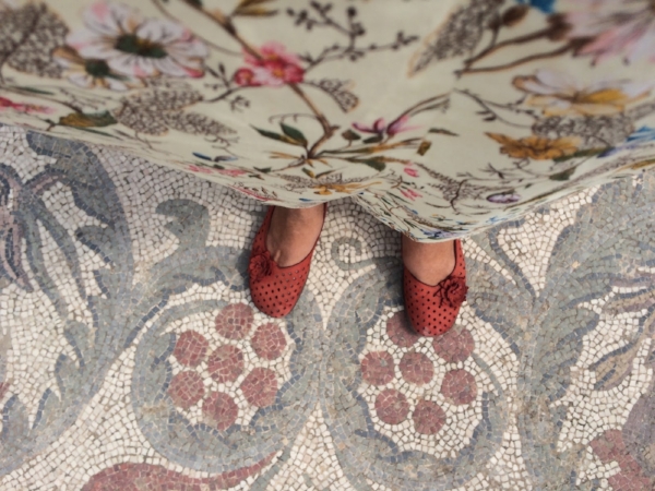 I can't believe I am standing on tiles laid down over 2,000 years ago!