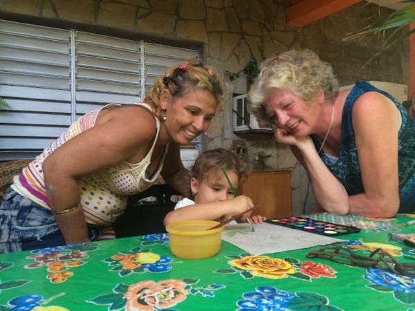 We made new friends young and old everywhere we stayed in Cuba.