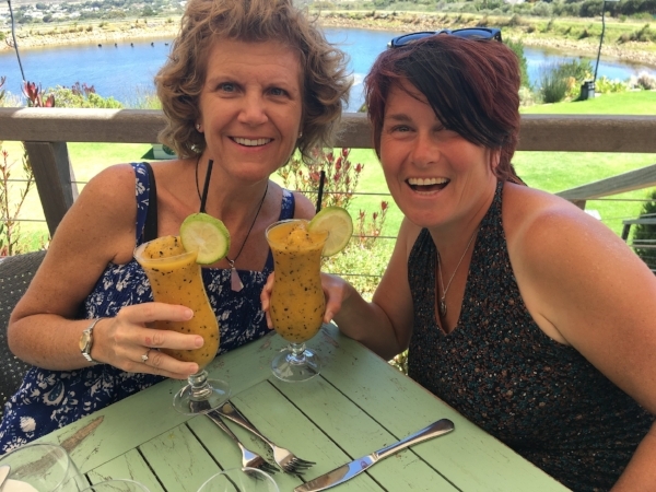 Cheers to Rose and Judy for taking us out for the day.