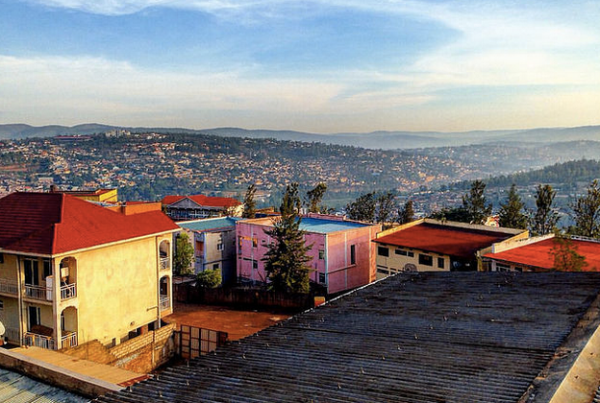 Kigala and the surrounding hills of Rwanda were colorful and clean.