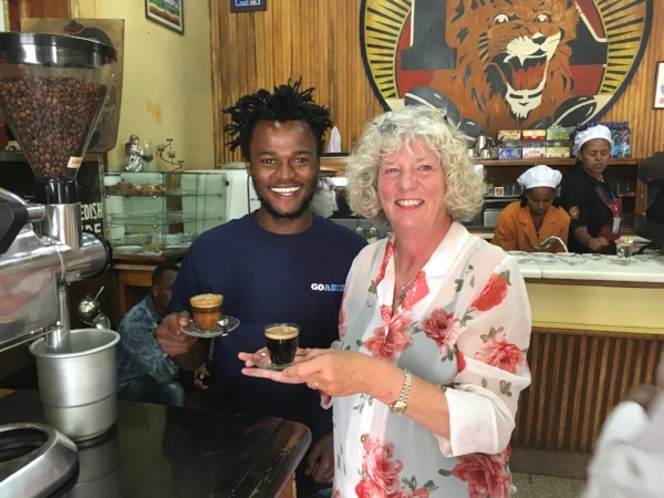 Our Go Addis guide Desalegn was committed to making sure we left his city filled with happy memories and some authentic Ethiopian coffee.