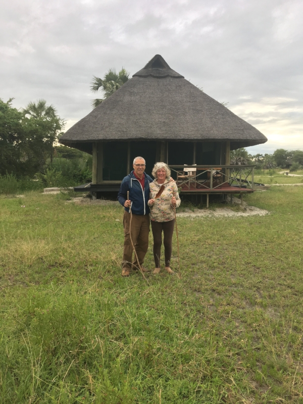 Ready for a trek to the lake from our luxury tent at Camp Maramboi.