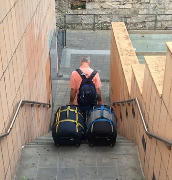 Did I mention Michael is also Head Sherpa? Have bags will travel - wherever that might be!