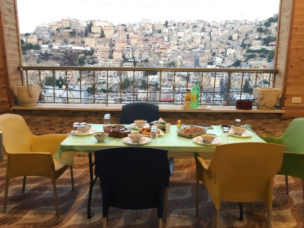 Our Iftar feast at Jamals home next door. It was hard to wait for the sun to go down!