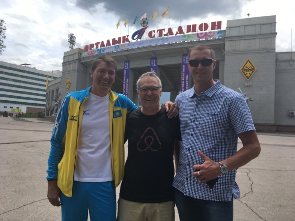 Sometimes a chance encounter with a stranger ends up being something special. These two Olympic Medal Winners were more than helpful and fun to chat with.