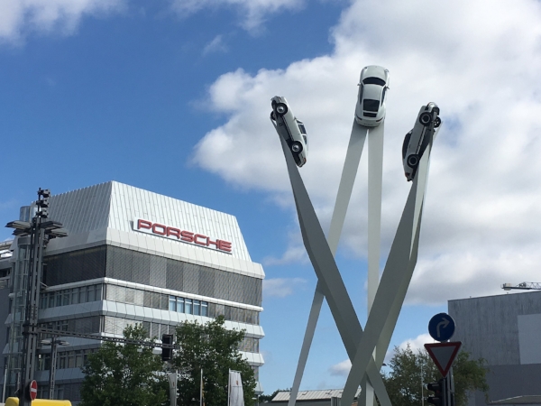 The Holy Grail. The Headquarters for Porsche and the site of the factory and museum.