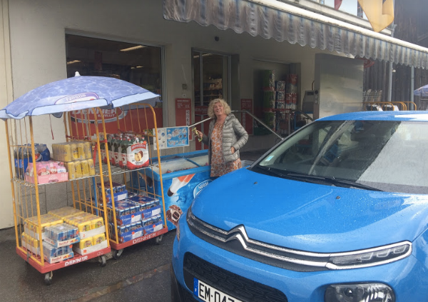 Our quick stop in Lichtenstein for ice-cream and a receipt to prove we'd been there!