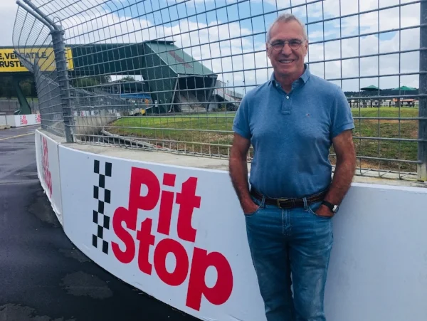 Having a look around one of the racetracks where Michael competed in 1970.