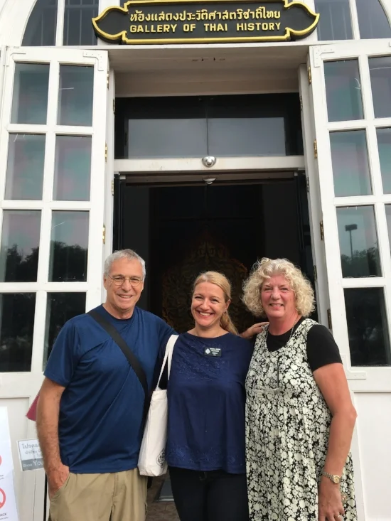 If ever you find yourself at the National Museum in Bangkok, do your best to take Vassela's very informative tour. Not only did she deliver insights, afterwards she drove us to the dentist office.