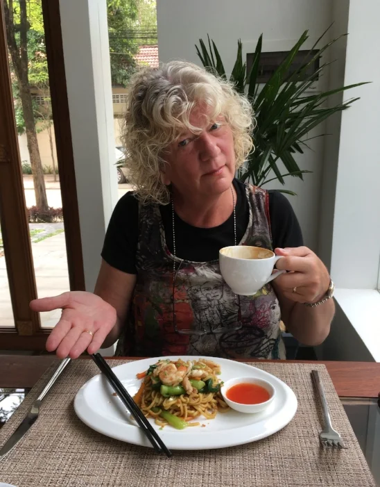Move over French Toast - Pad Thai with Shrimp is what's for breakfast!
