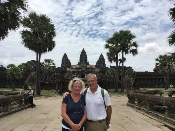 It was a beautiful morning to begin our exploration of Angkor Wat.