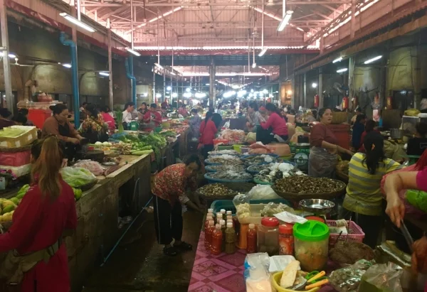 The Old Market in the center of Siam Reap was a little overwhelming - but as always fascinating.