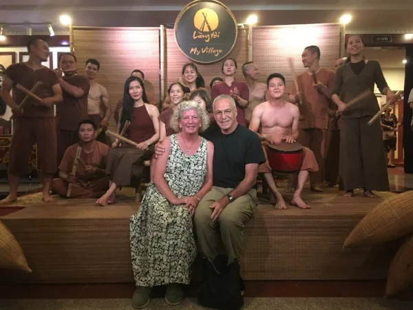 A nice photo with the cast afterwards for the scrapbook.