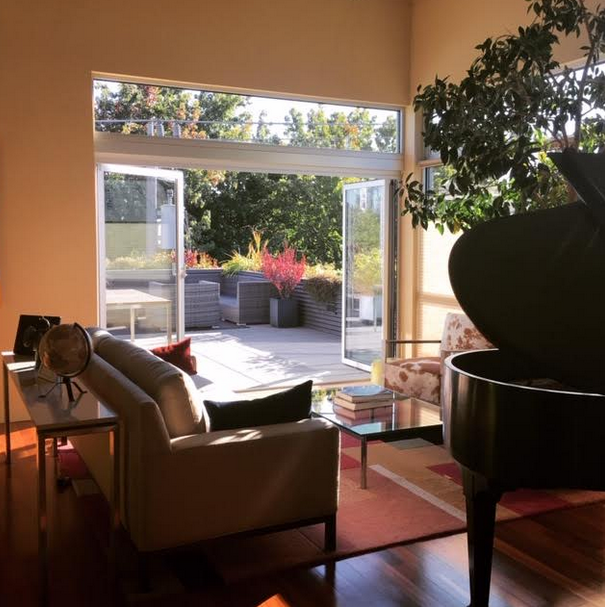 Our beautiful home in Seattle for the next month or so, thanks to our generous friends!