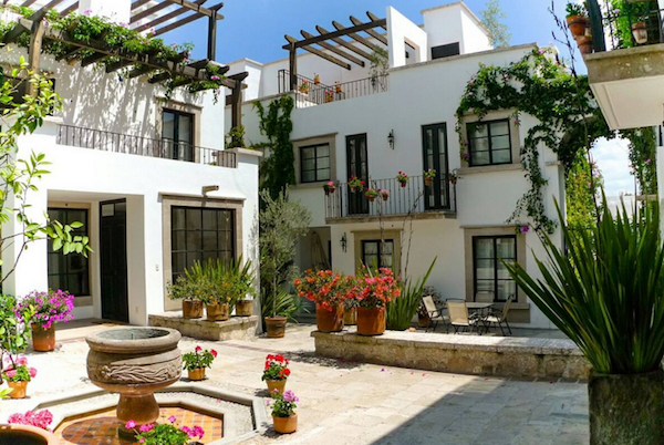 Our tranquil oasis on the hill above the city.