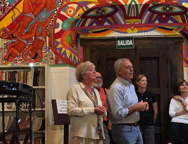 Attending our talk was just one of the dozens of things you could do in any given day here.