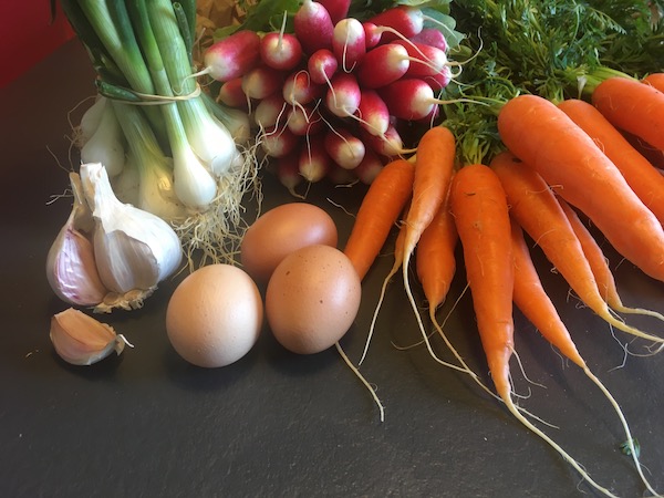 Shopping at the fresh markets in France is so satisfying. I don’t know why, but carrots take on a new status.