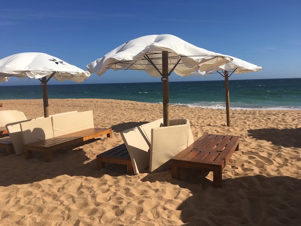 Our Airbnb was just a few minutes walk from the Praia Azul beach. We were surprised to find it almost deserted most days - but that won’t last long.