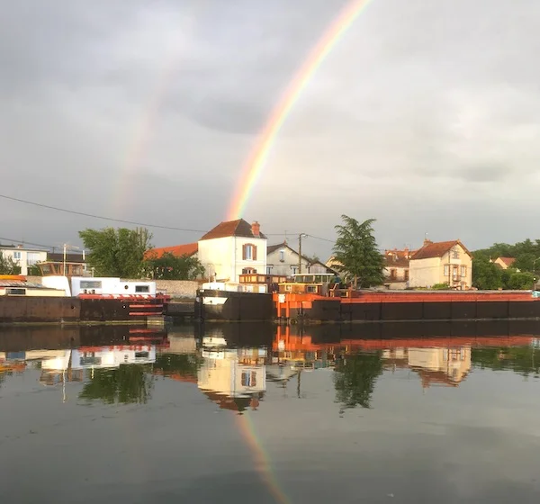 The view from our barge was ever changing. From the boat traffic down the canal to spectacular evening sunlight that made many famous French impressionists swoon.