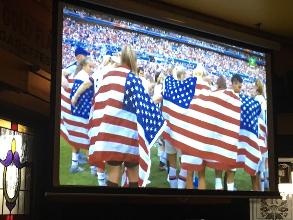 We enjoyed watching all of the USA Women’s World Cup Matches either on line or in local pubs. It was so much fun to watch these warriors - and especially cheer on our home town hero, Seattle’s Megan Rapinoe.