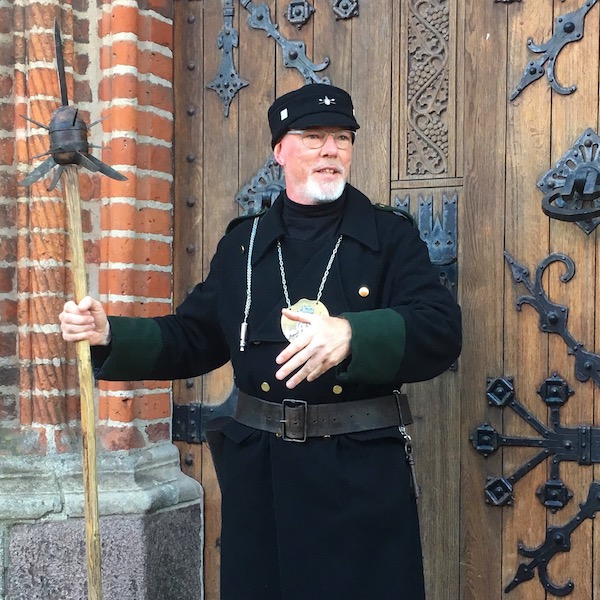 Our animated “night watchman” guide told the group very entertaining stories in Danish. Then he would turn to Michael and I as the only English speakers and give us a very brief recap. We’d have to rely on his broad gestures and the response from our fellow guests to fill in the gaps.