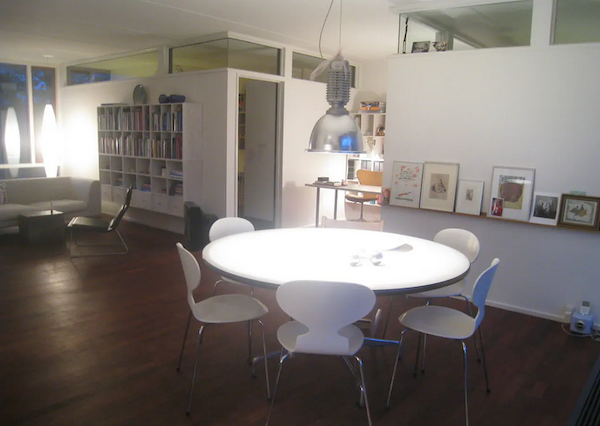 Our Airbnb in Copenhagen is owned by an Architect and her family. It was a very cool space.