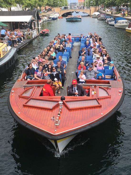 The canal tour was a highlight. The fancy boat is in front, and the blue Netto boat is in the background. Not much different between the two other than the $20 difference in ticket price!