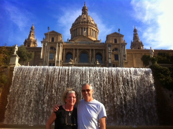 A picture from our first visit in 2014. It included an FC Barcelona match, pagan dancing and a Paella lesson. Here’s a link to that blog Tapas Dancing in Barcelona . We’d just started traveling so it is a fun look back..