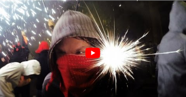 My video doesn’t do justice to this crazy tradition. Click here to watch this video that gives you a better idea of just what a Correfoc looks like!