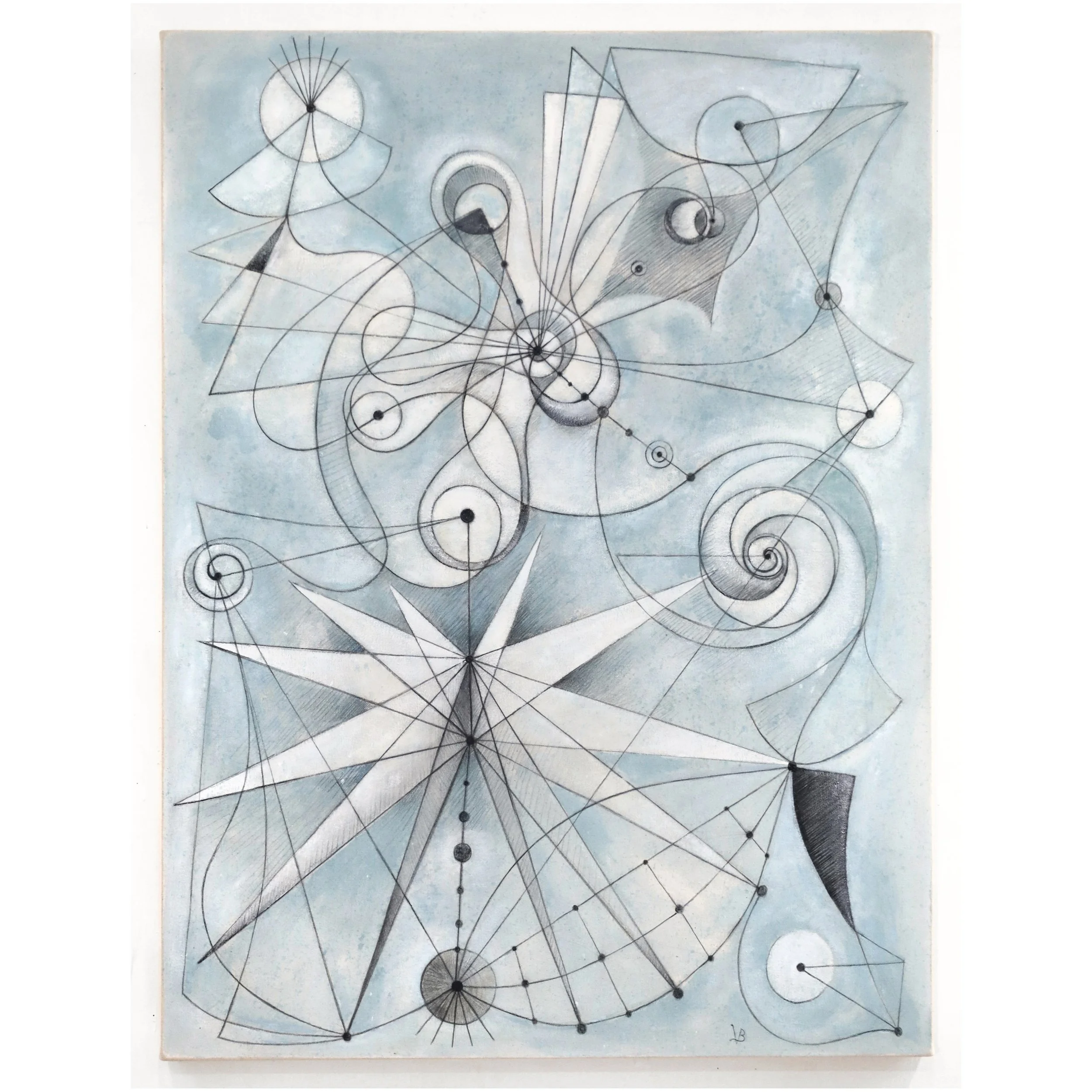 Stellaris / 30 in. x 40 in. x 1.5 in. painting on canvas.