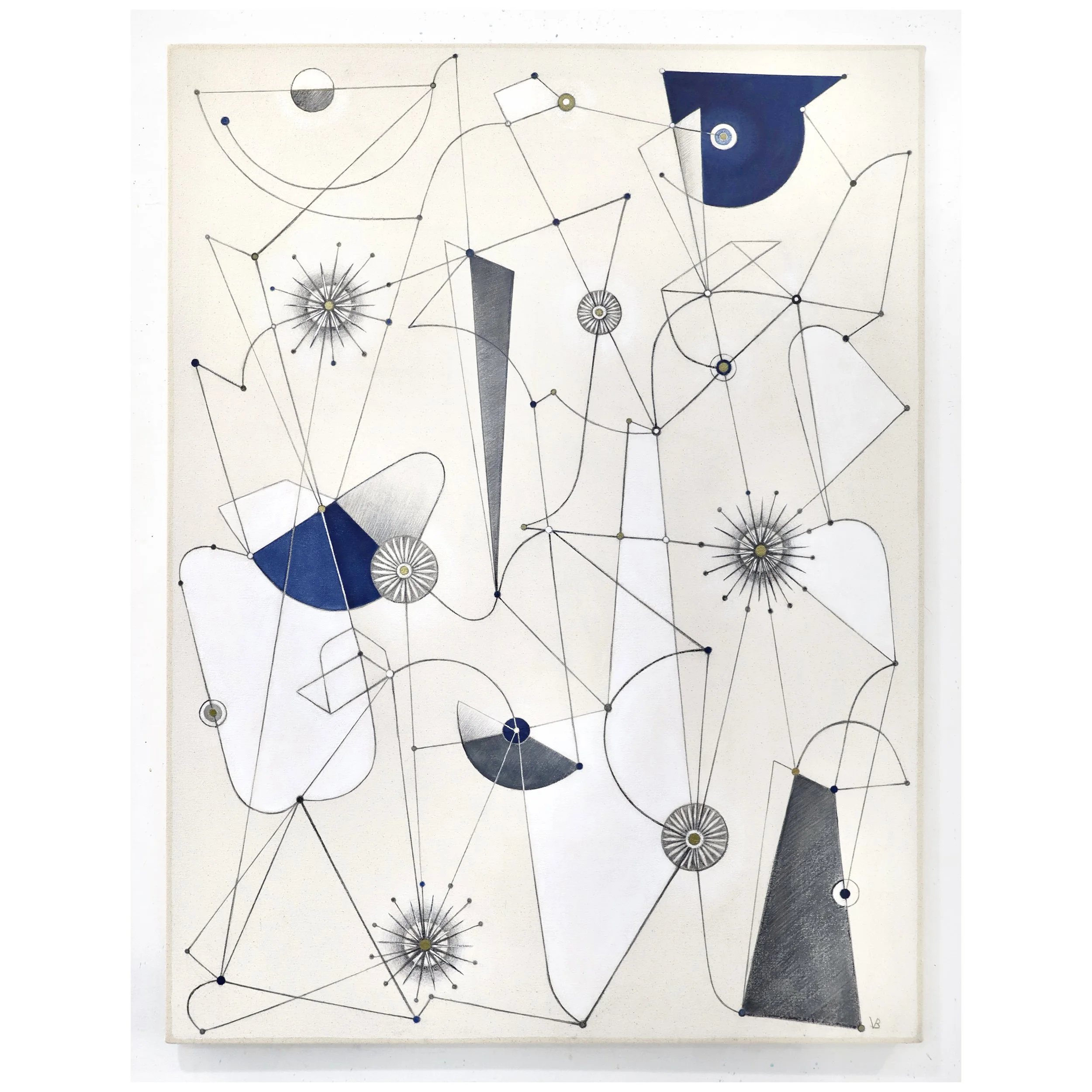 Mintaka 30 in. x 40 in. x 1.5 in. painting on canvas