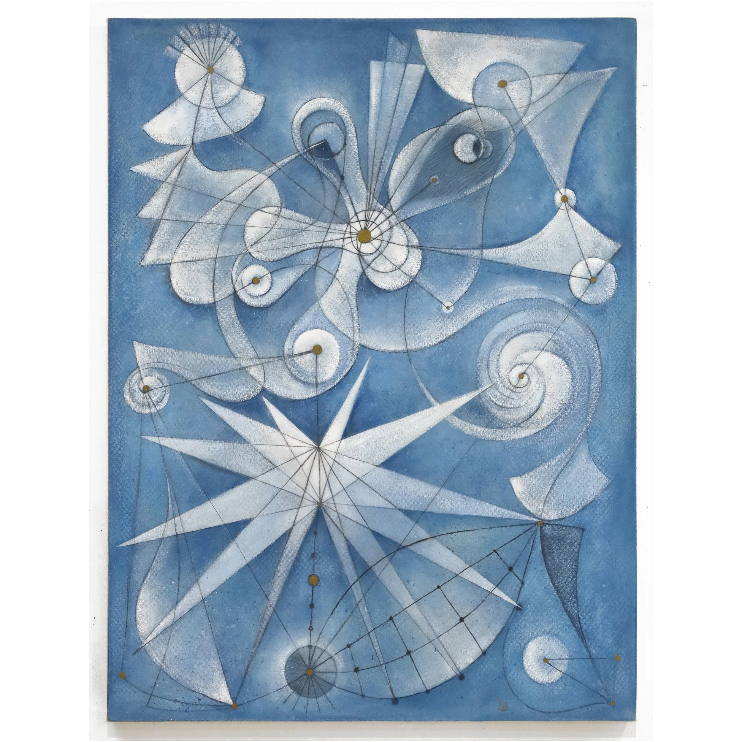 Stellaris / 30 in. x 40 in. x 1.5 in. painting on canvas.
