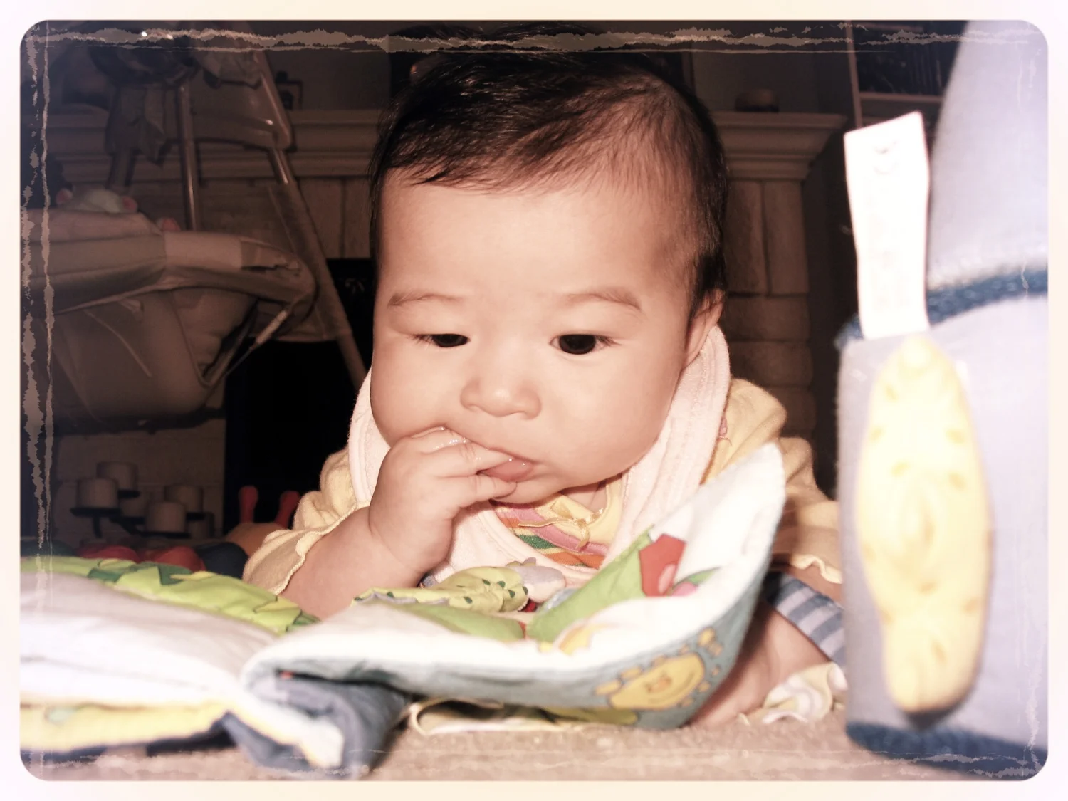 Mini-Me Bookworm's love for books started early.