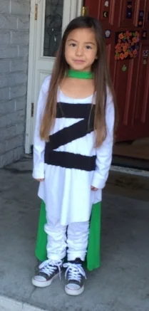 Little Lion Bookworm dressed up as Zita the Spacegirl from the graphic novel trilogy by Ben Hatke