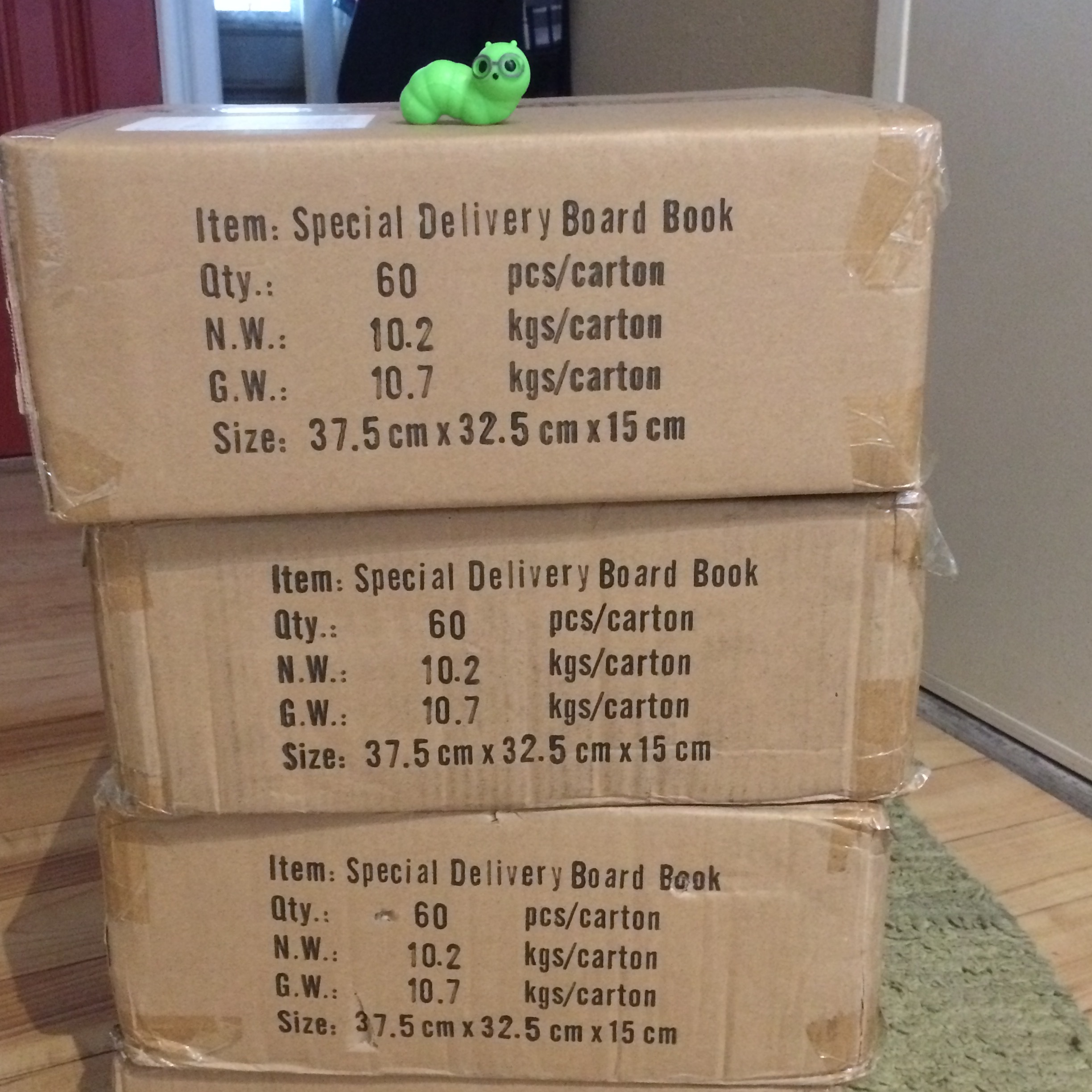 We're getting our Special Delivery books and signs ready to distribute at the OC Walk to Remember.