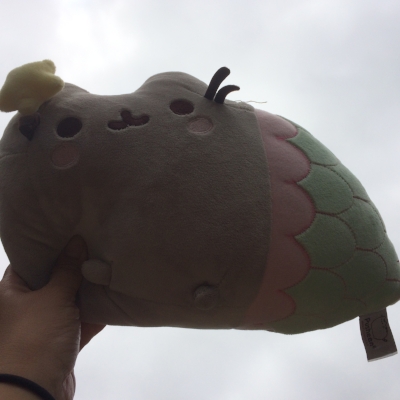 Here is Little Lion's Pusheen Mermaid among the actual June gloom that's arrived in SoCal. 