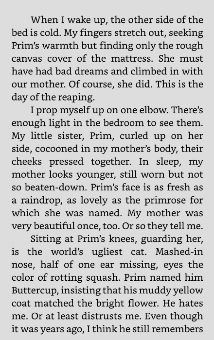 First Pages: The Hunger Games — Dr. Bookworm