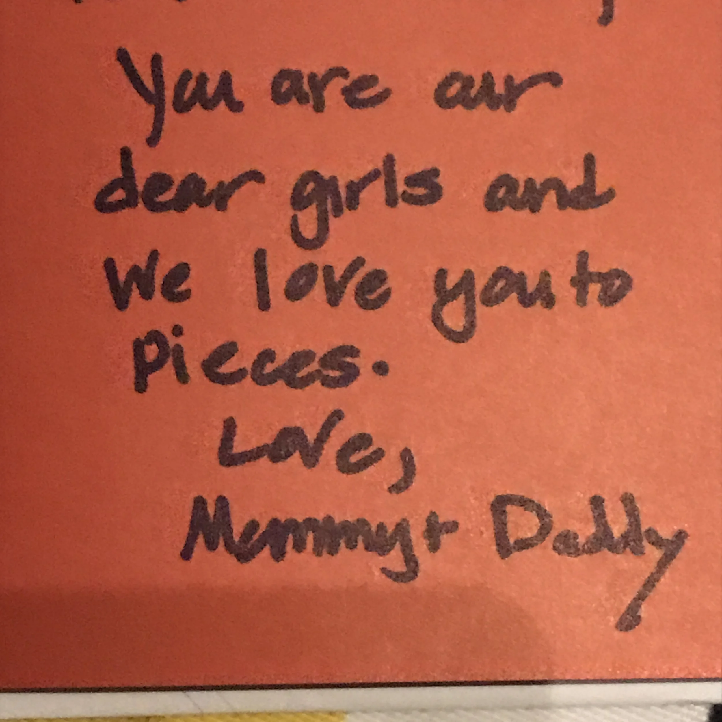 Dear Girl note to the Bookworm Girls.JPG